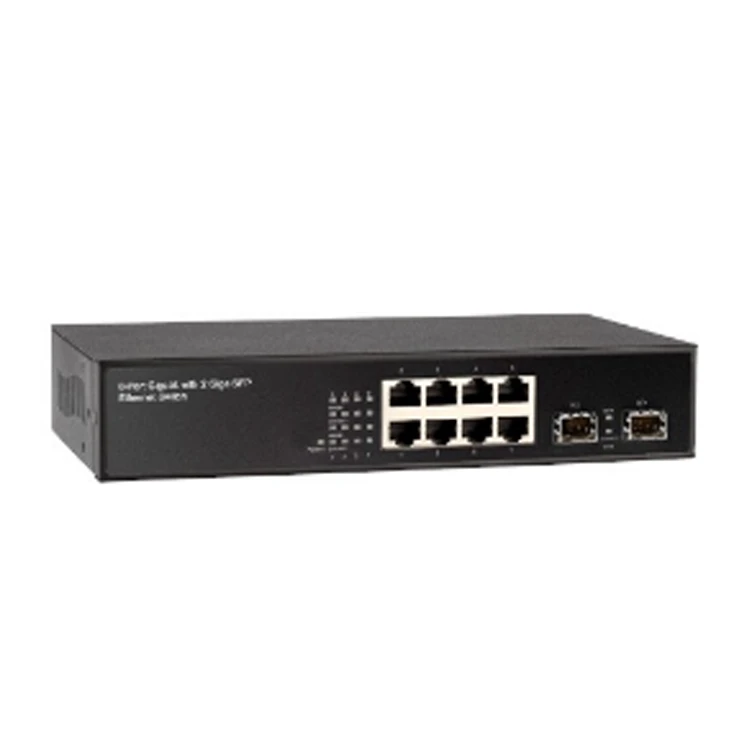 8-Port 10/100/1000M + 2-Port Gigabit SFPL2+ Πλήρης διαχειριζόμενος διακόπτης