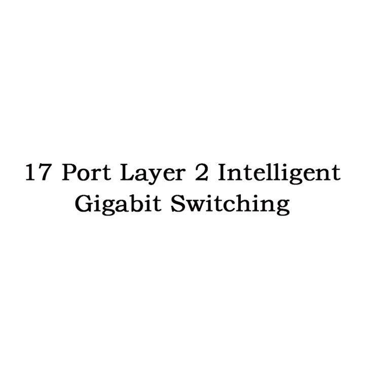 Ευφυής μεταγωγή Gigabit 17 Port Layer 2